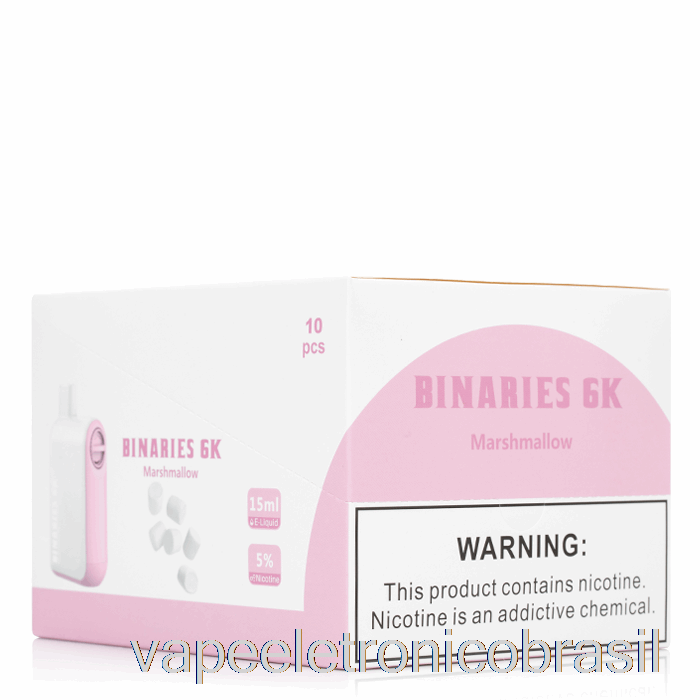 Vape Recarregável [pacote De 10] Binários Horizonte 6k 6000 Descartáveis